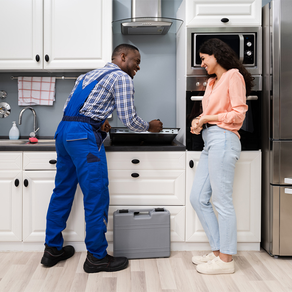 can you provide an estimate for cooktop repair before beginning any work in Bowles